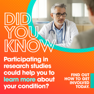 Research studies, research volunteer, doctor talking to patient