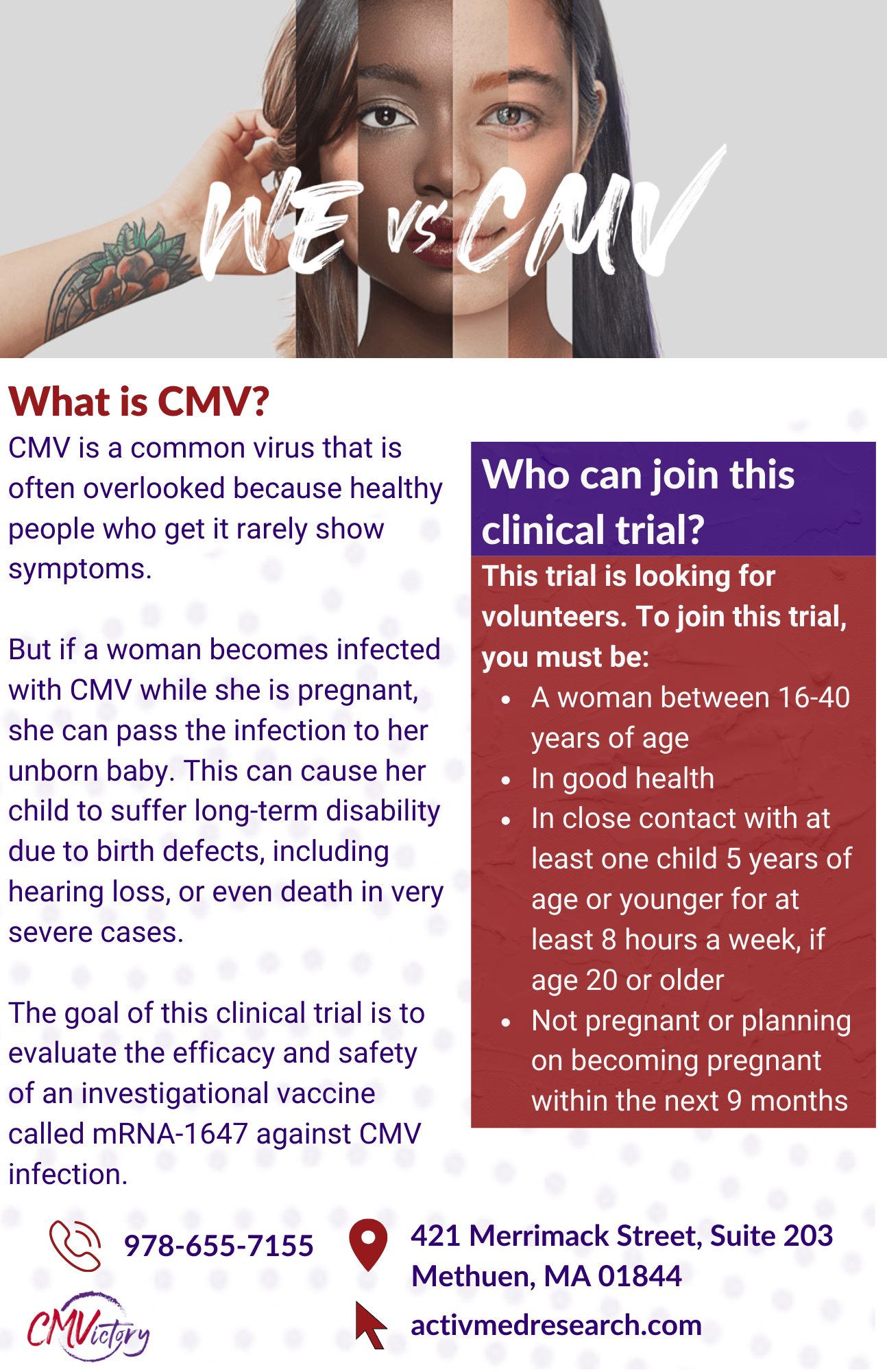 CMV study digital flyer