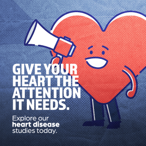 Give your heart the attention it needs, explore our heart disease studies today! American Heart Month