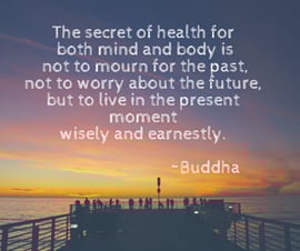 The secret of health Buddha