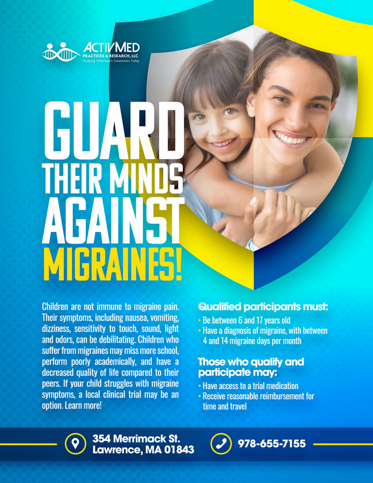 Flyer for Migraines